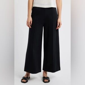 Women’s COS Black Wide Leg Pants size 8 Wool Blend